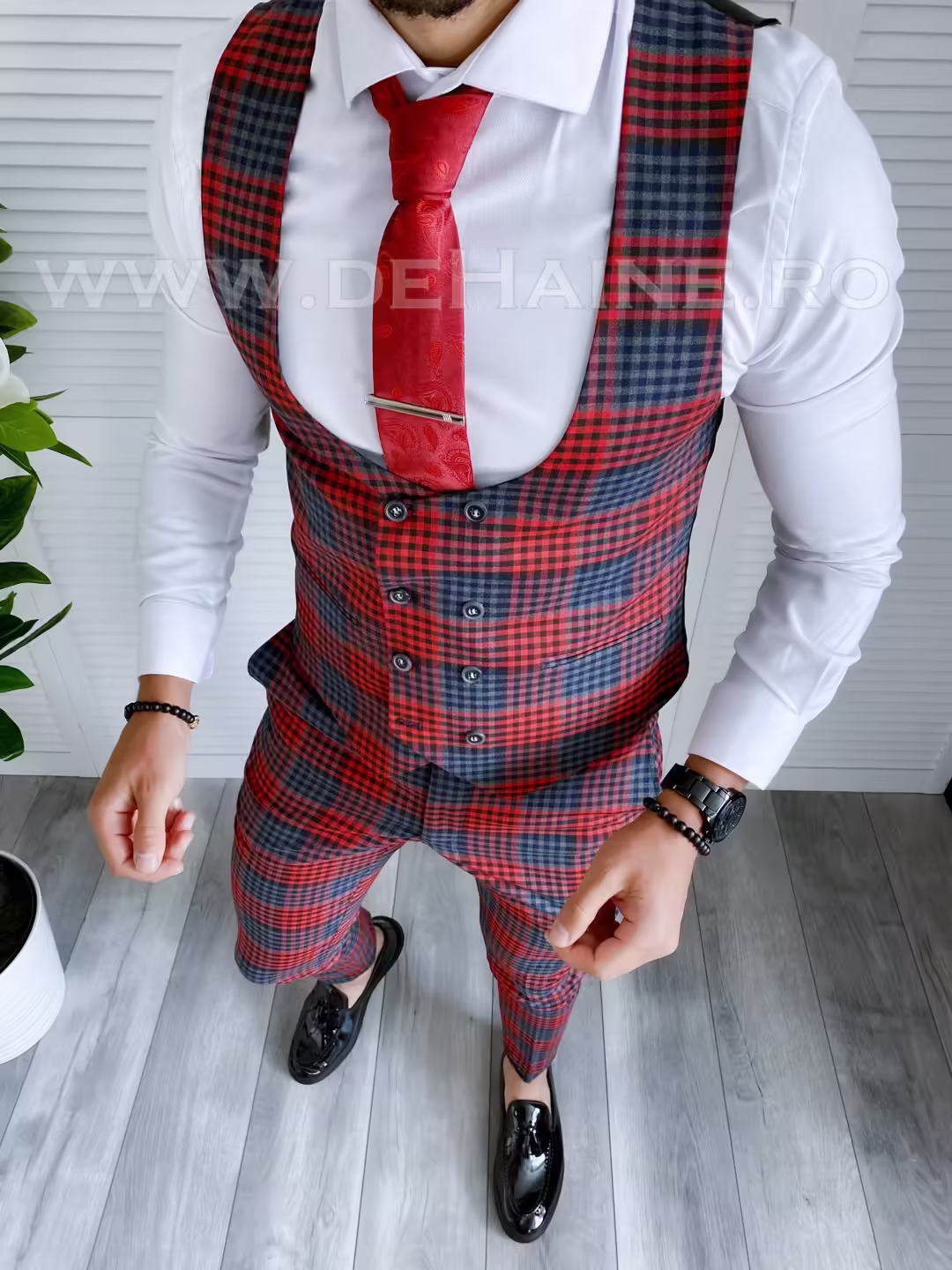 Compleu bărbătesc elegant: Vestă și Pantaloni B4063