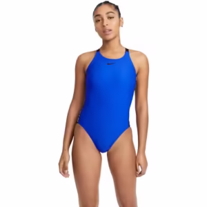 Costum de baie damă Nike Fastback albastru – Înot și plajă cu stil