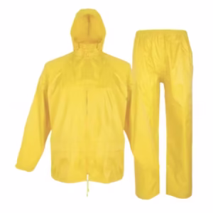 Costum de ploaie, culoarea galben, impermeabil cu gluga ascunsa Renania Bonn GALBEN, XXL