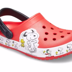 Saboti Crocs Fun Lab Snoopy Woodstock Clog Rosu - Flame