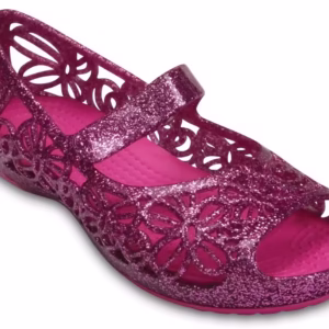Balerini Crocs Kids’ Isabella Glitter Flat Mov – Wild Orchid