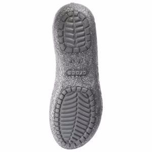 Balerini Crocs Kids’ Isabella Glitter Flat GS Argintiu – Silver
