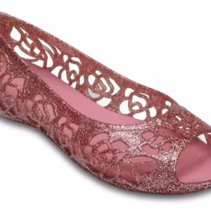 Balerini Crocs Kids’ Isabella Glitter Flat GS Roz – Blossom