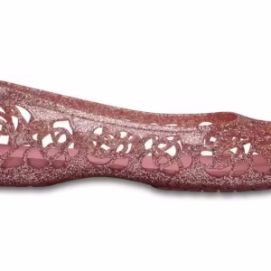 Balerini Crocs Kids’ Isabella Glitter Flat GS Roz – Blossom