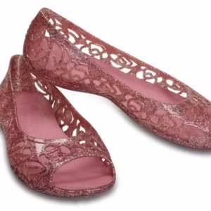 Balerini Crocs Kids’ Isabella Glitter Flat GS Roz – Blossom
