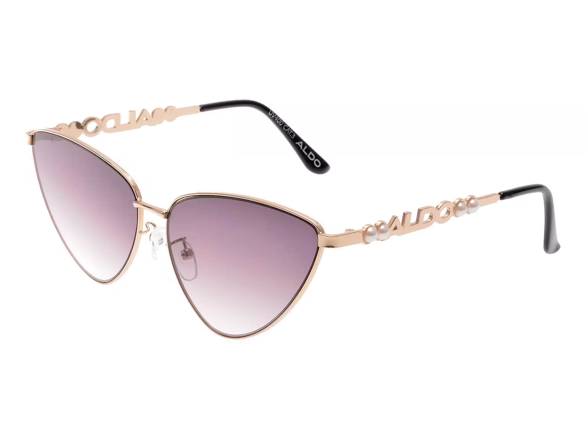 Ochelari de soare ALDO COUTURE 710 aurii din metal pentru femei