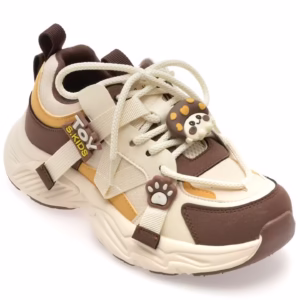 Pantofi sport bej pentru copii SELECTION KIDS, 25110, din piele ecologică