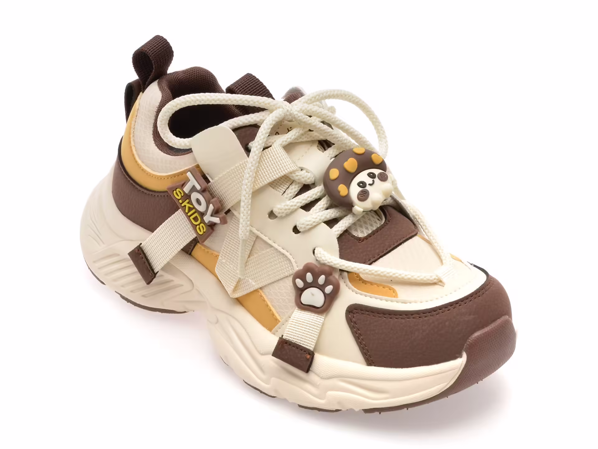 Pantofi sport bej pentru copii SELECTION KIDS, 25110, din piele ecologică