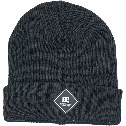 Fes bărbați negru DC Shoes Label Beanie din acril și poliester reciclat – Casual pentru iarnă