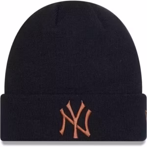 Fes Negru Unisex New Era League Essentials New York Yankees – Accesoriu Iarnă din Acril 100%