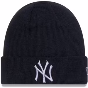 Fes Negru Unisex New Era League Essentials – Accesoriu Iarna New York Yankees