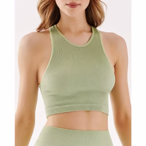 Bustieră Halter Fără Cusături Gabriella – Culoare Pistachio