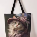 Geanta dama Kitty, tip Shopping bag,model pisica, var.5