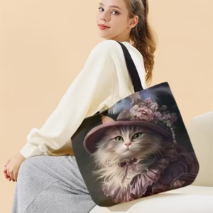 Geanta dama Kitty, tip Shopping bag,model pisica, var.5