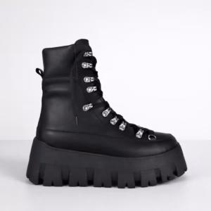 Ghete dama Piele Naturala Negre Mohito