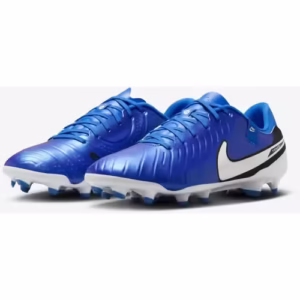 Ghete Fotbal Nike Tiempo Legend 10 Academy pentru Bărbați și Femei – Piele Ecologică Albastră