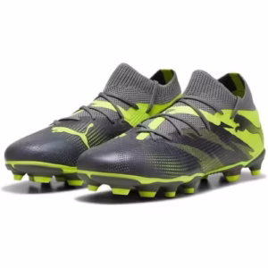 Ghete fotbal copii Puma Future 7 Match Rush gri – Încălțăminte sport juniori