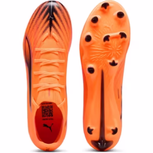 Ghete fotbal Puma Ultra 6 Match unisex - Ghete profesionale portocalii din textil