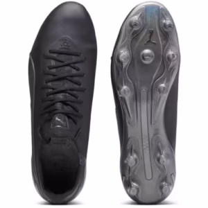 Ghete fotbal Puma King Ultimate negre - Unisex, design premium pentru teren sintetic și iarbă