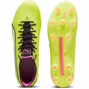Ghete Fotbal Unisex Puma King Ultimate Verde - Profesionale pentru Teren Sintetic FG/AG