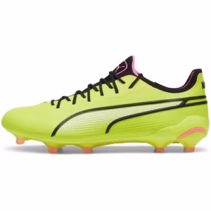 Ghete Fotbal Unisex Puma King Ultimate Verde - Profesionale pentru Teren Sintetic FG/AG