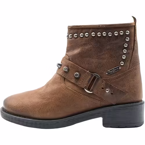 Ghete femei Pepe Jeans Maddox Ring piele naturală maro casual stil urban