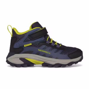 Ghete Merrell Moab Speed Mid 2 A/C Waterproof Kids Albastru – Navy