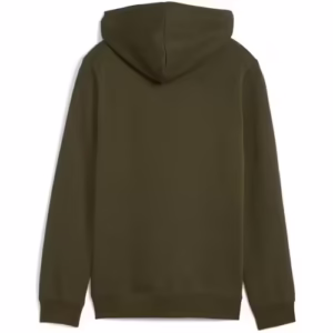 Hanorac verde Puma pentru copii din bumbac și poliester casual sport