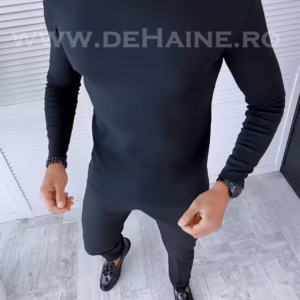 Helanca Slim Fit pentru Bărbați - Neagră 0001 Y1-3