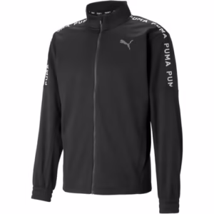 Jachetă bărbați Puma Fit Lightweight Powrfleece – Negru, Casual, Sport, Antrenament Exterior