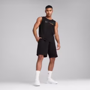 Maiou negru pentru bărbați Puma Love United din bumbac – Casual Sport