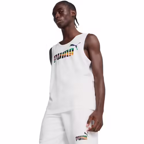 Maiou Alb pentru Barbati Puma Love United din Bumbac – Casual si Sportiv