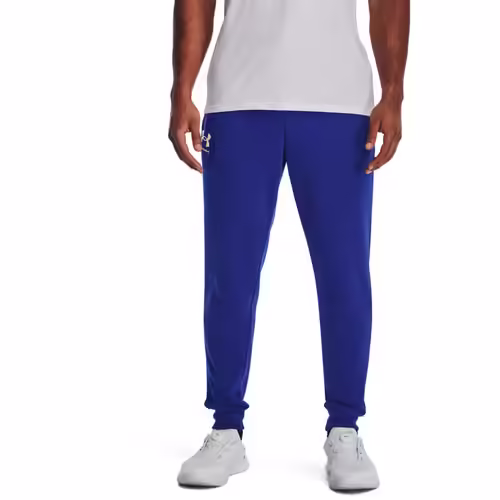 Pantaloni bărbați Under Armour Rival Terry albastru