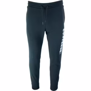 Pantaloni sport negri Converse All Star Single Screen pentru femei din bumbac și poliester reciclat