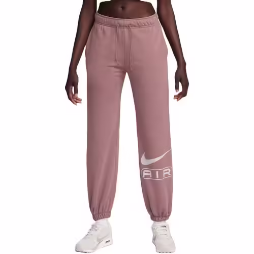 Pantaloni dama Nike Air Fleece roz