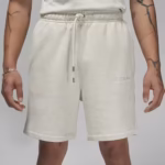 Pantaloni scurti barbati Jordan Men Wordmark Fleece Short Oatmeal Heather FJ0700 141
