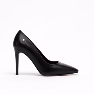 Pantofi stiletto Piele Naturala Negri Classy Heel