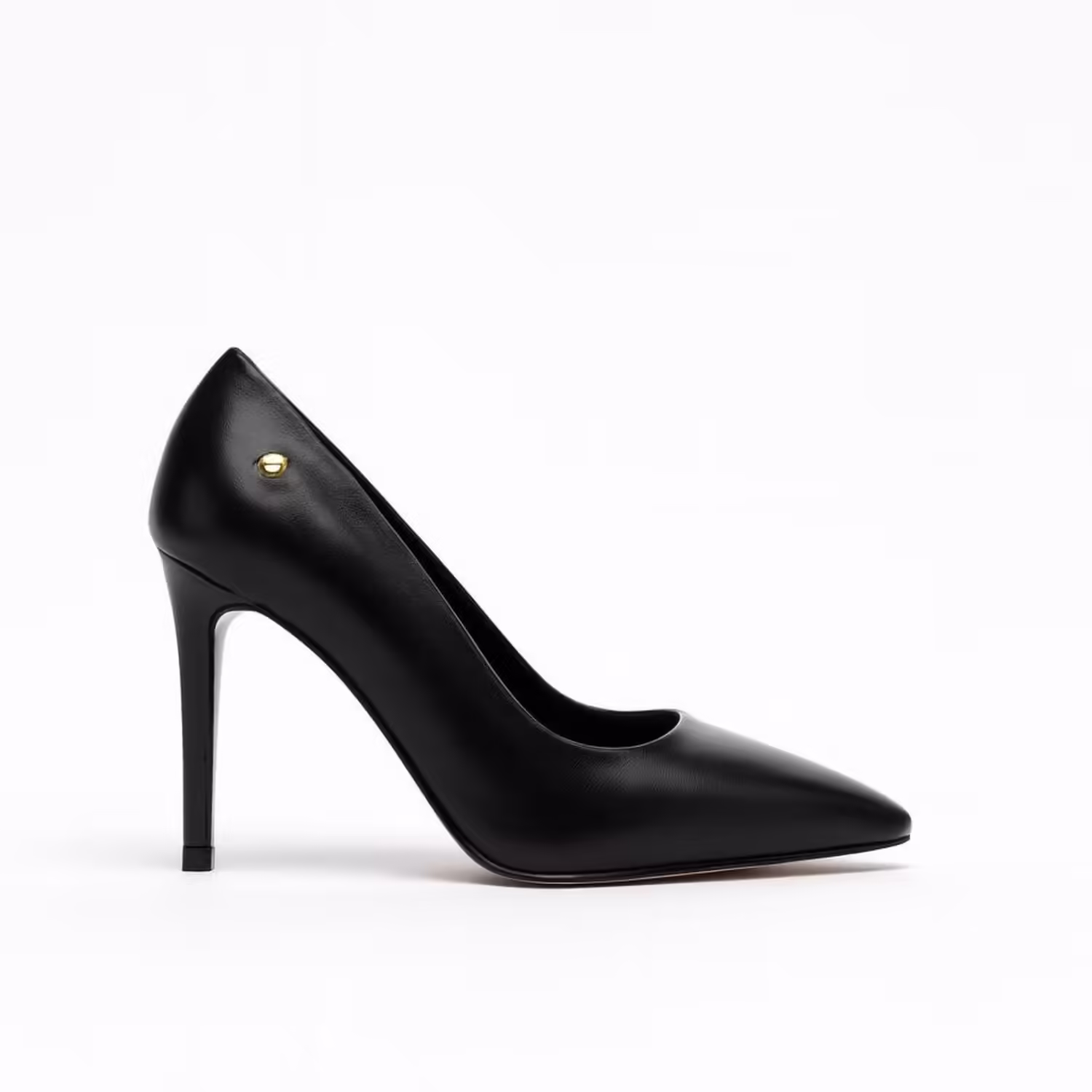 Pantofi stiletto Piele Naturala Negri Classy Heel