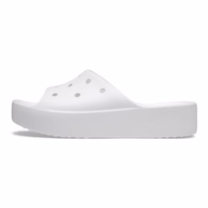 Papuci Crocs Classic Platform Slide Alb - White