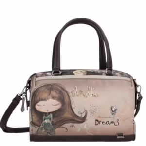 Poseta casual, dama, ANEKKE 41701-390, maro, piele ecologica