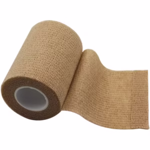 Bandaj Elastic Autoadeziv Fără Latex – Bej, 5cm x 4.5m