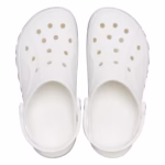 Saboti Crocs Toddler Bayaband Rainbow Glitter Clog Alb – White