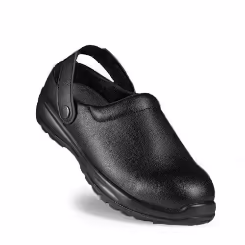 Saboti cu bombeu metalic culoarea negru, de protectie, SB SR, New Roslyn 47, NEGRU