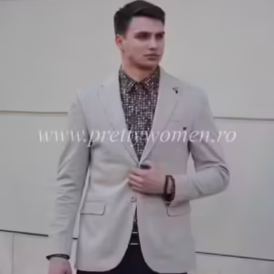 Sacou barbati bej