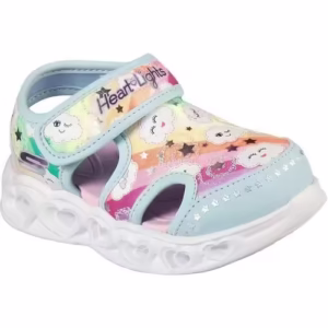 Sandale Albastre pentru Copii Skechers Heart Lights – Confort și Stil pentru Vară