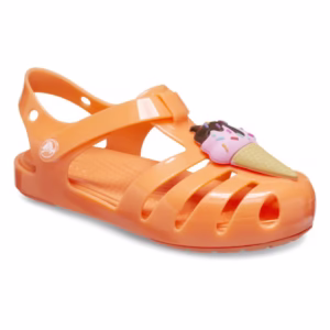 Sandale Crocs Toddler Isabella Charm Sandal Portocaliu - Persimmon