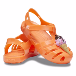 Sandale Crocs Toddler Isabella Charm Sandal Portocaliu - Persimmon