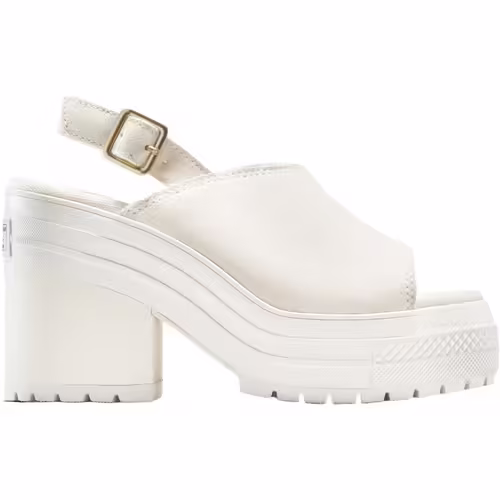 Sandale Casual Femei Converse Chuck 70 De Luxe Piele Intoarsa Bej cu Toc Gros