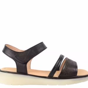 Sandale casual, dama, FORMAZIONE, 33192 negru, piele naturala