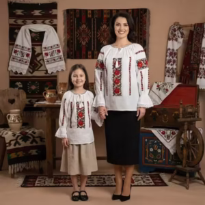 Set II Tradiționale Mama - Fiica 89 | Îmbrăcăminte Folclorică